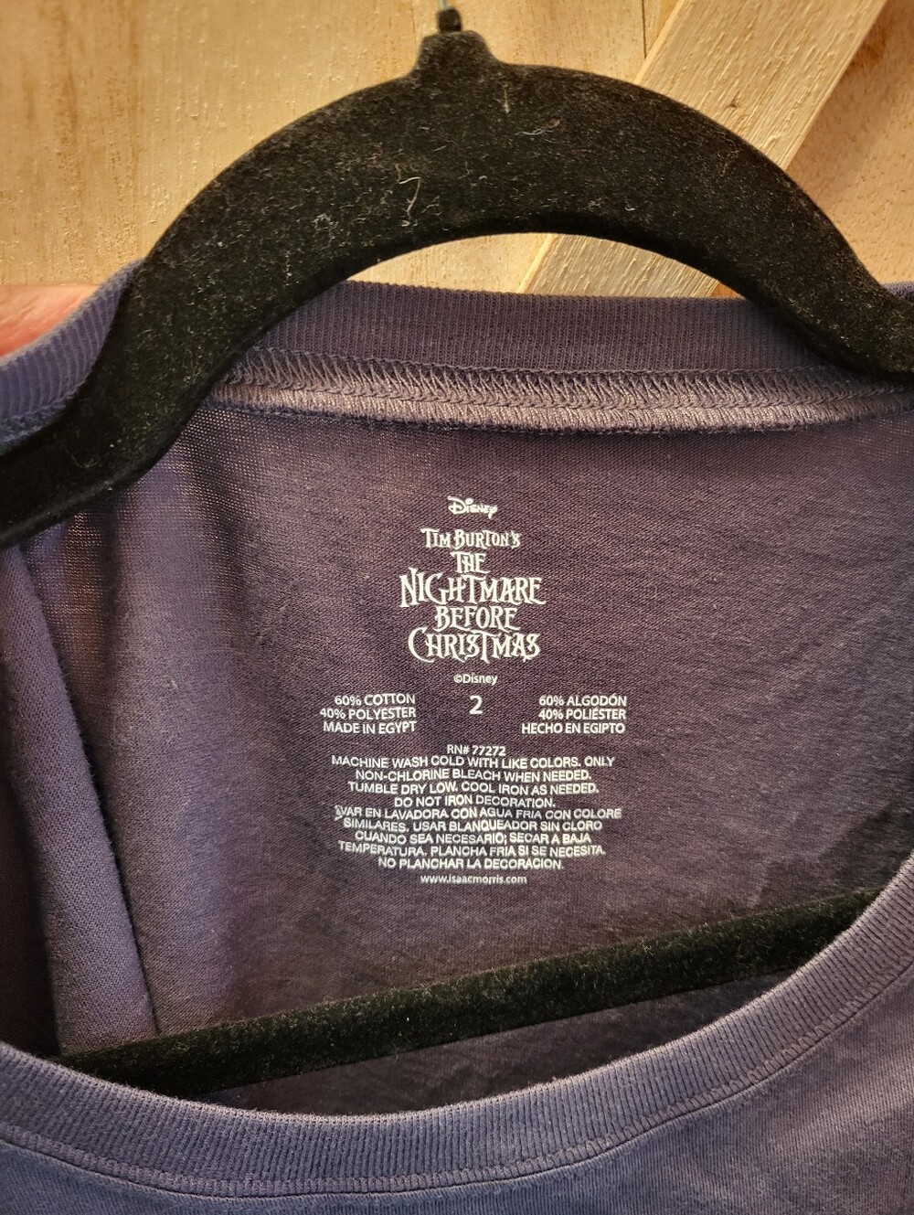 Disney The Nightmare Before Christmas Graphic Tee Size 2X Like New - Picture 4 of 6
